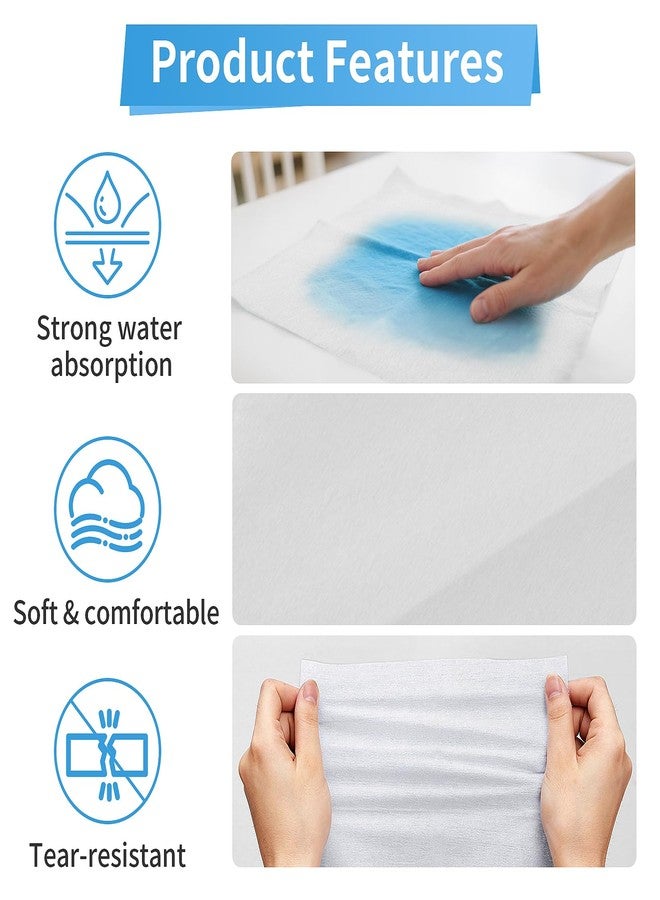 RAQEHO 50 Nail Care Towels for Manicure and Pedicure, Toallas Para Pedicura Spa, Nail and Foot Mat for Collecting Filing Dust, Disposable, Lint-Free, Nail Supplies for Nail Techs, 10.6"X11.8" - Image 3